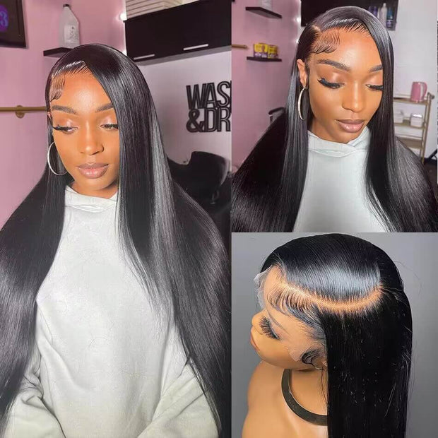 Silky Straight Frontal Wig